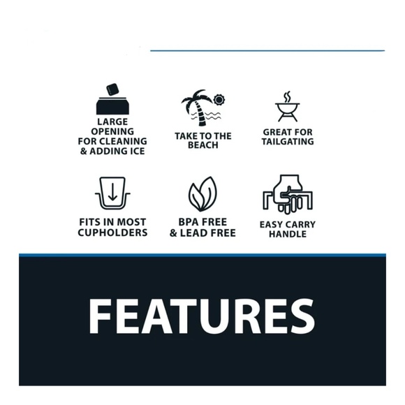 Blue Color Changing Stadium Cup 32 oz - Picture 5 of 5